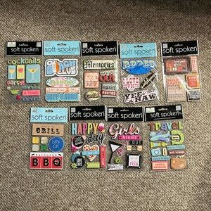 MAMBI Soft Spoken Embellishments- 9 packages